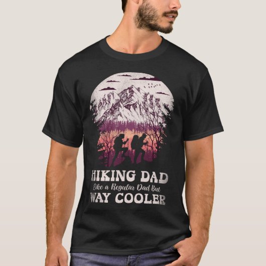 Wandelen Papa Als Regular Maar Way Cooler Camping  T-shirt (Voorkant)
