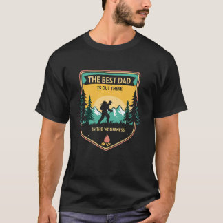  Wandelen Papa Retro Fatheru2019s Dag Outdoor T-shirt