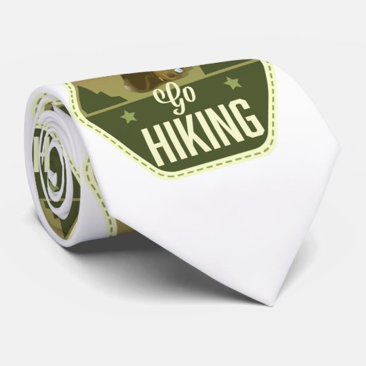 Wandelen Patch Stropdas (Opgerold)