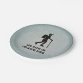 Wandelen - Rambler op avontuur - jouw tekst Papieren Bordje (Gekanteld)