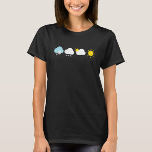 Wandelen Reizen Weer Zon Regen T-shirt