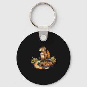Wandelen rivierotter backpacken buiten dier sleutelhanger