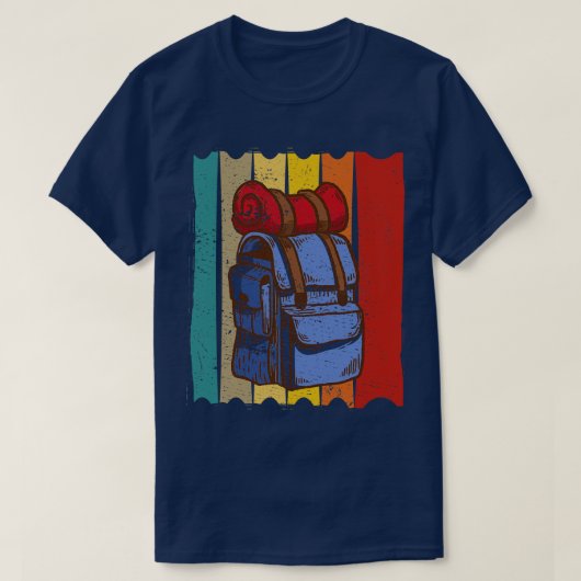 Wandelen Rugzak Retro T-shirt (Design voorkant)