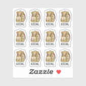 Wandelen Rugzakken Trip Bergbeklimmen Planner Sticker (Vel)