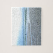 Wandelen Siesta Keys Langs Het Getijde Legpuzzel (Verticaal)