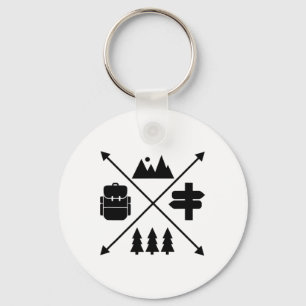 Wandelen  sleutelhanger
