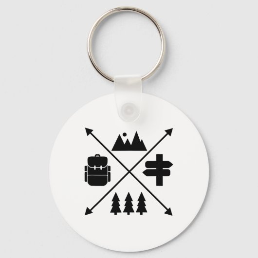 Wandelen sleutelhanger (Voorkant)