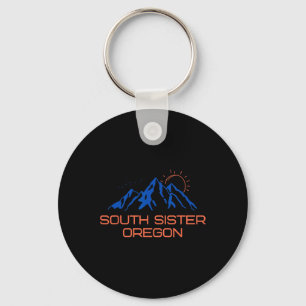 Wandelen South Sister Oregon Bergbeklimmen T-shirt Sleutelhanger