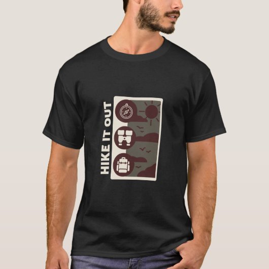 Wandelen T-shirt (Voorkant)