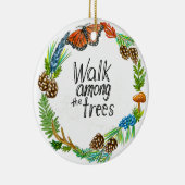 Wandelen tussen de bomen Ornament (Rechts)