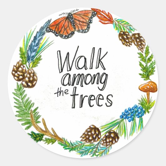 Wandelen tussen de Stickers (Voorkant)
