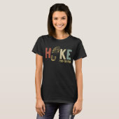Wandelen van rand tot rand grappige camping 2 t-shirt (Voorkant volledig)