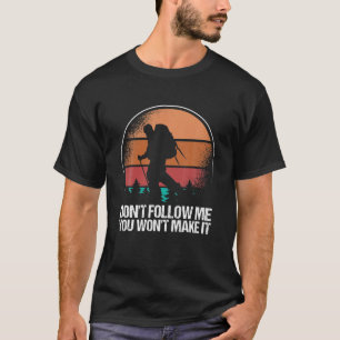 Wandelen Vintage Bergbeklimmer Retro Bergbeklimmer T-shirt