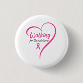 Wandelen voor de echte helden ronde button 3,2 cm (Voorkant)