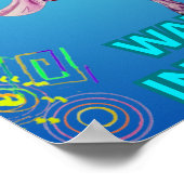 Wandelen voor vrouwen in doel Poster (Hoek)