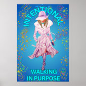 Wandelen voor vrouwen in doel Poster (Voorkant)