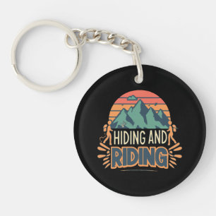 Wandelen waar reizen avonturen worden sleutelhanger