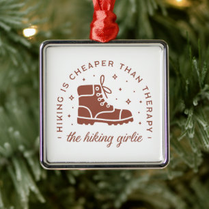Wandelen wandelschoenen girly retro bruin esthetie metalen ornament