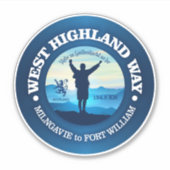 Wandelen (West Highland Way) Sticker (Voorkant)
