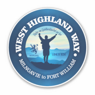 Wandelen (West Highland Way) Sticker
