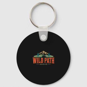 Wandelen wild pad vooruit bergpad trektocht sleutelhanger