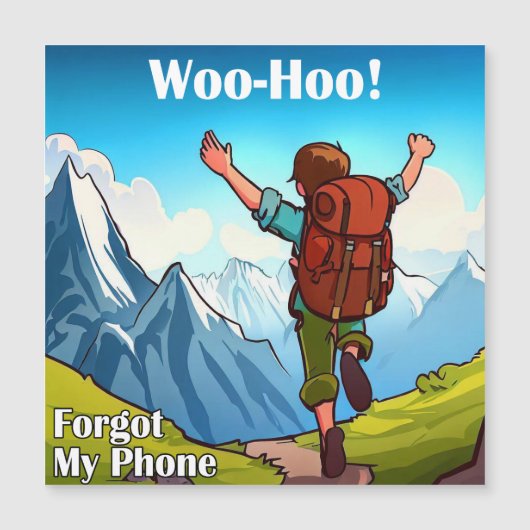 Wandelen Woo-Hoo Mijn telefoon vergeten (Voorkant)