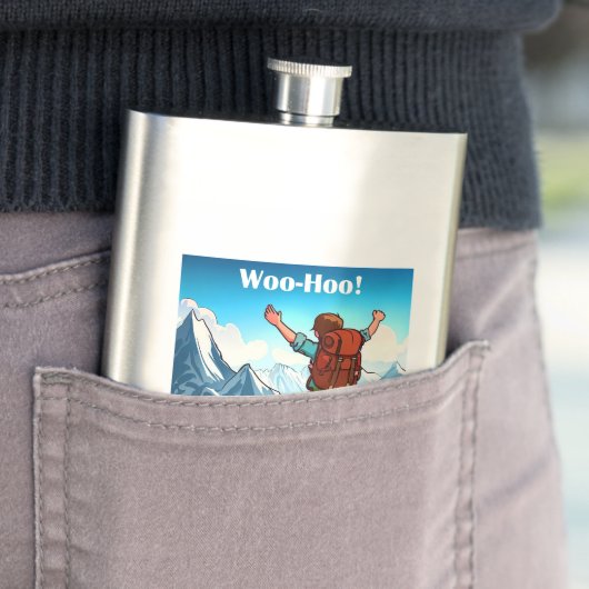 Wandelen Woo-Hoo Mijn telefoon vergeten Flacon (Voorbeeld)