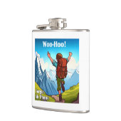 Wandelen Woo-Hoo Mijn telefoon vergeten Heupfles (Links)