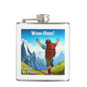 Wandelen Woo-Hoo Mijn telefoon vergeten Heupfles (Voorkant)