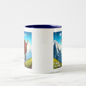 Wandelen Woo-Hoo Mijn telefoon vergeten Tweekleurige Koffiemok (Center)