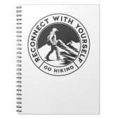 Wandelen Zwart-wit Notitieboek (Voorkant)