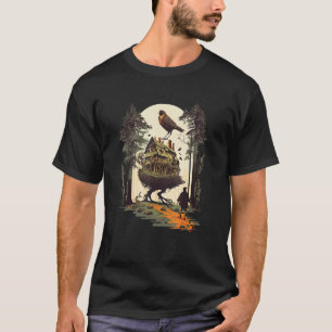 Wandelend Huis op Kippengaas Slavische folklore B T-shirt