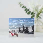 Wandelend in een Wiener Wonderland Briefkaart (Staand voorkant)
