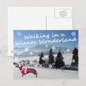 Wandelend in een Wiener Wonderland Briefkaart (Voorkant / Achterkant)