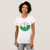 Wandelend in een winter Wonderland T-shirt (Voorkant volledig)