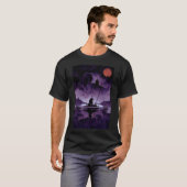 wandelend in spookmeer oorspronkelijke kunst t-shirt (Voorkant volledig)