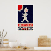 Wandelend Kind - Zweden - Matchbox Print (Keuken)