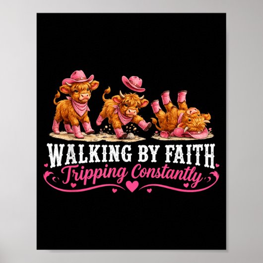 Wandelend Kunstwerk Poster (Voorkant)