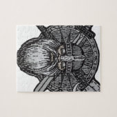 wandelend man germanic nordic runic legpuzzel (Horizontaal)