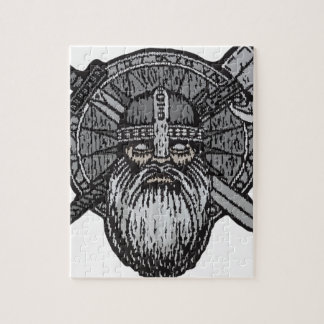 wandelend man germanic nordic runic legpuzzel