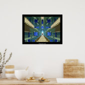 Wandelend naast mezelf poster (Keuken)