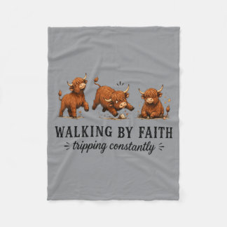 Wandelend ontwerp fleece deken