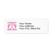 Wandelend voor de kuur etiket (Voorkant)