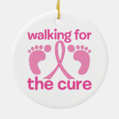 Wandelend voor de kuur keramisch ornament (Achterkant)