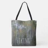 Wandelende Canvas tas (Achterkant)