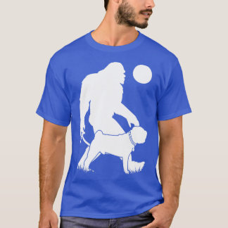 Wandelende Chinese Shar Pei hond T-shirt