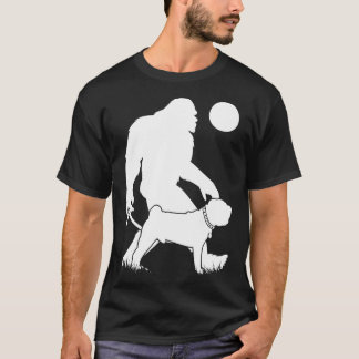 Wandelende Chinese Shar Pei hond T-shirt