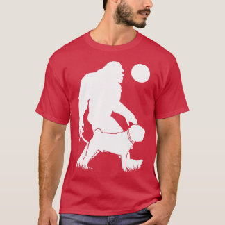 Wandelende Chinese Shar Pei hond T-shirt