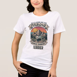 Wandelende Dandie Dinmont Terrier Berghond Tri-Blend Shirt