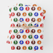 Wandelende dieren inpakpapier (In situ)